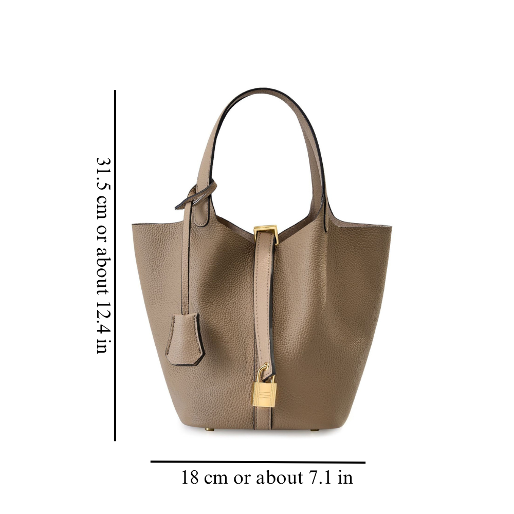 BOLSO DE CUERO CON FORMA DE CUBO| CHARLY