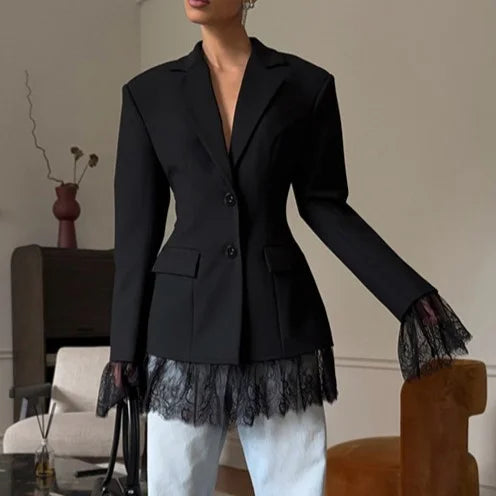 Blazer con Encaje | Isabela