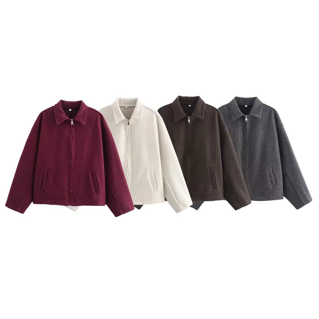 Chaqueta Oversize Efecto Lana | Nerea