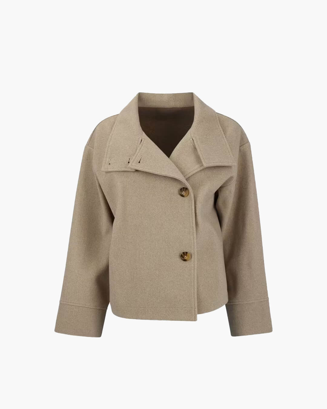 Chaqueta elegante con cuello alto | Angela